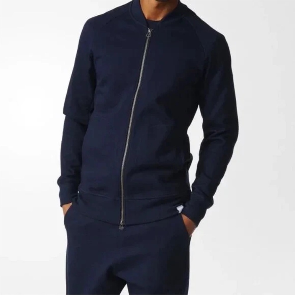 Adidas Originals Men's XbyO Track Jacket Size L Navy Blue Full Zip